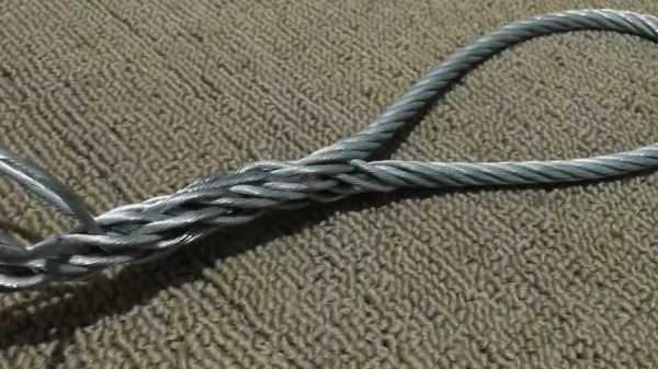 钢丝绳怎么缠成圆圈（钢丝绳怎么缠成圆圈图解）-图1